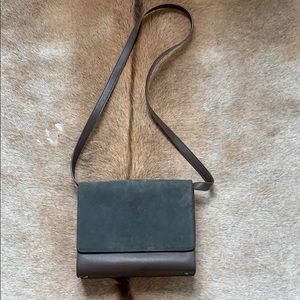 Everlane Petra Crossbody in Brown/Gray